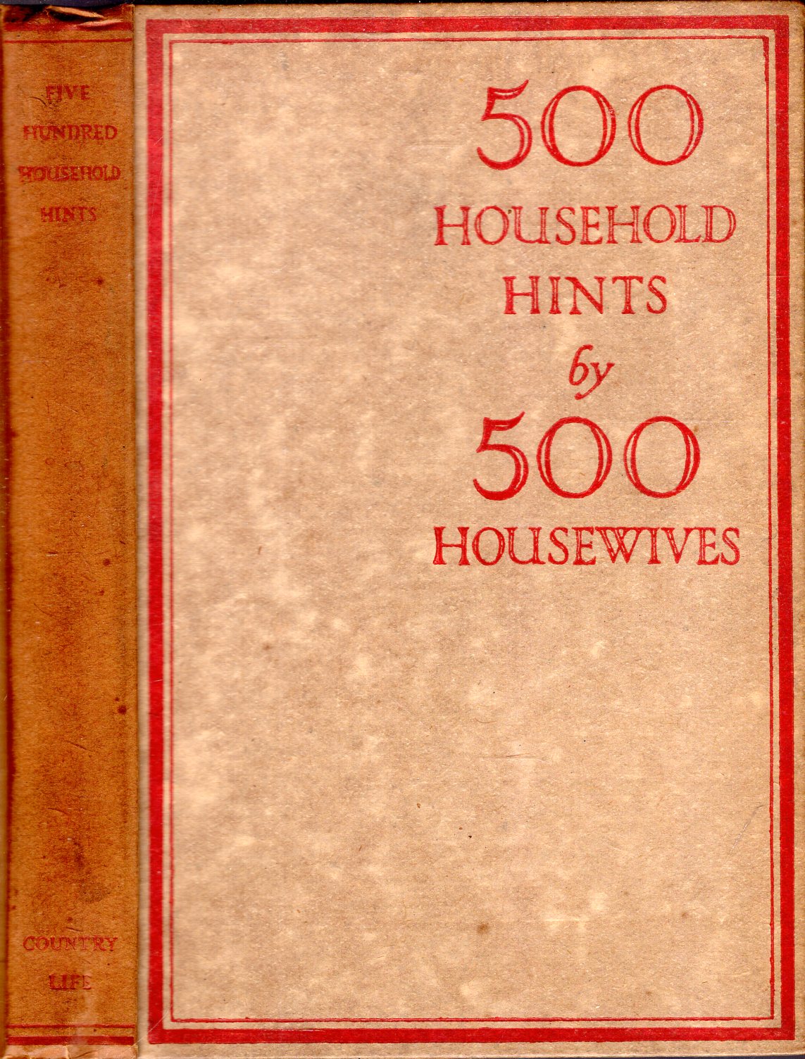Image for Five Hundred Household Hints