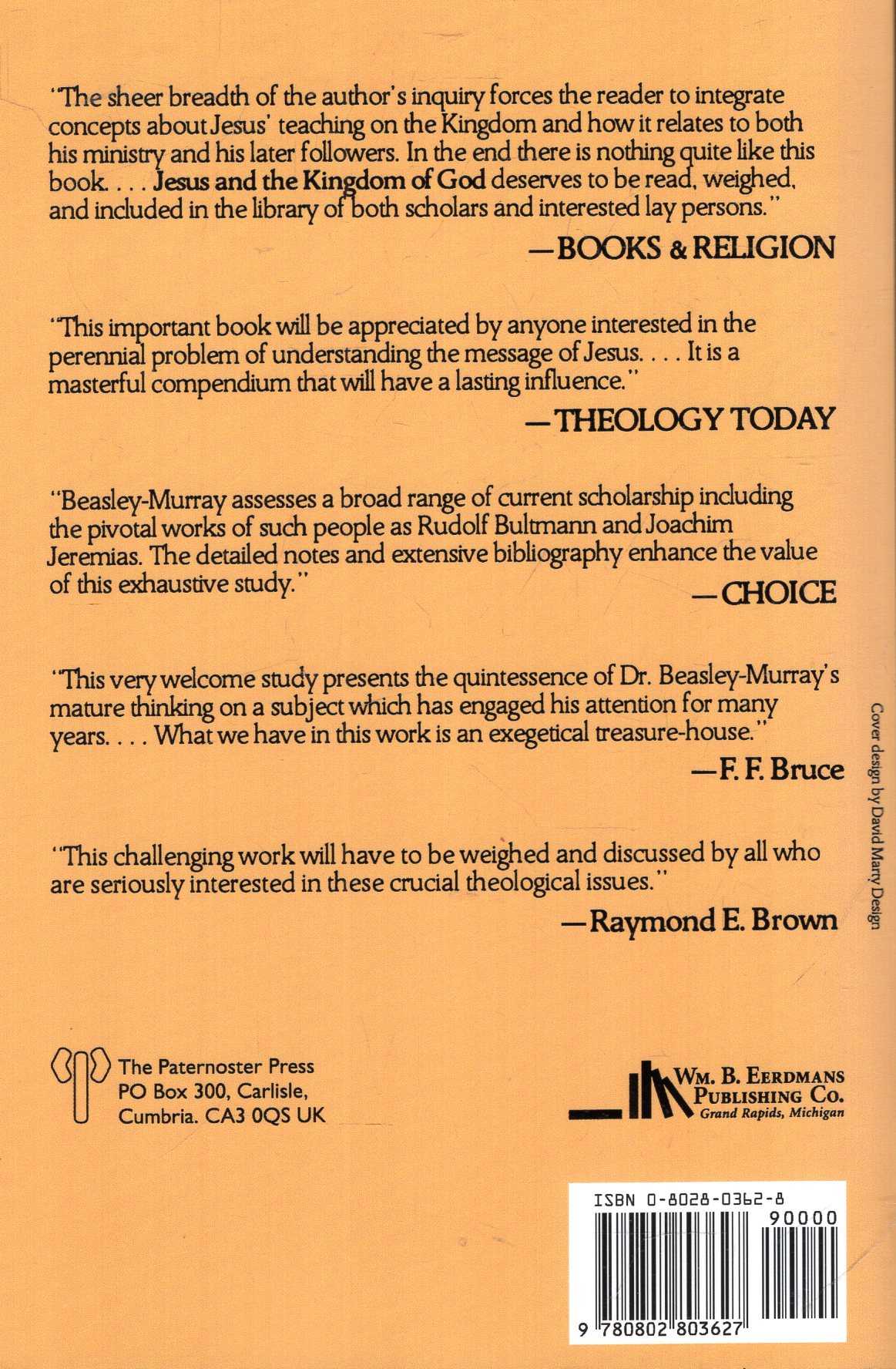 George R Price Jesus and the Kingdom of God