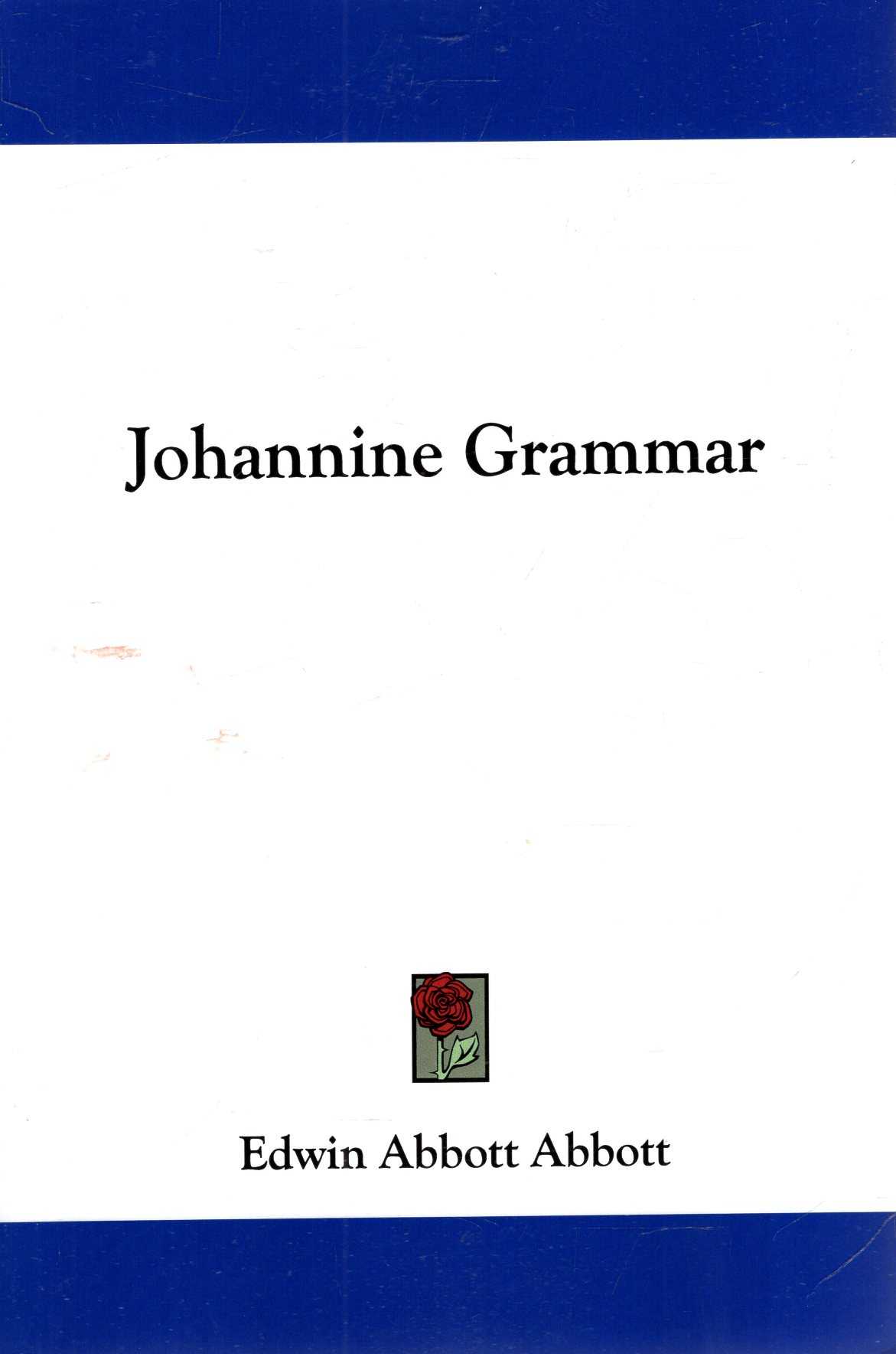 Image for Johannine Grammar