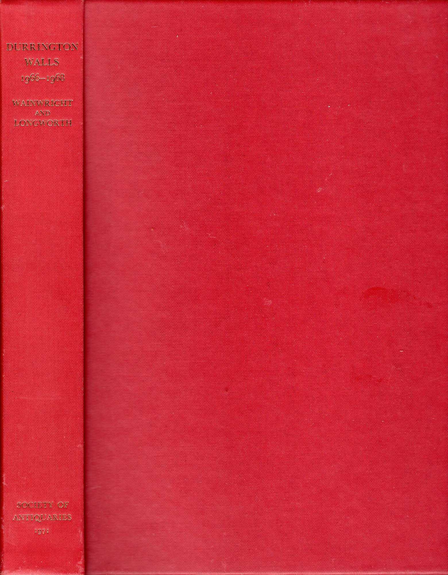 Image for Reports of the Research Committee of the Society of Antiquaries of London No. XXIX : Durrington Walls : Excavations 1966-1968