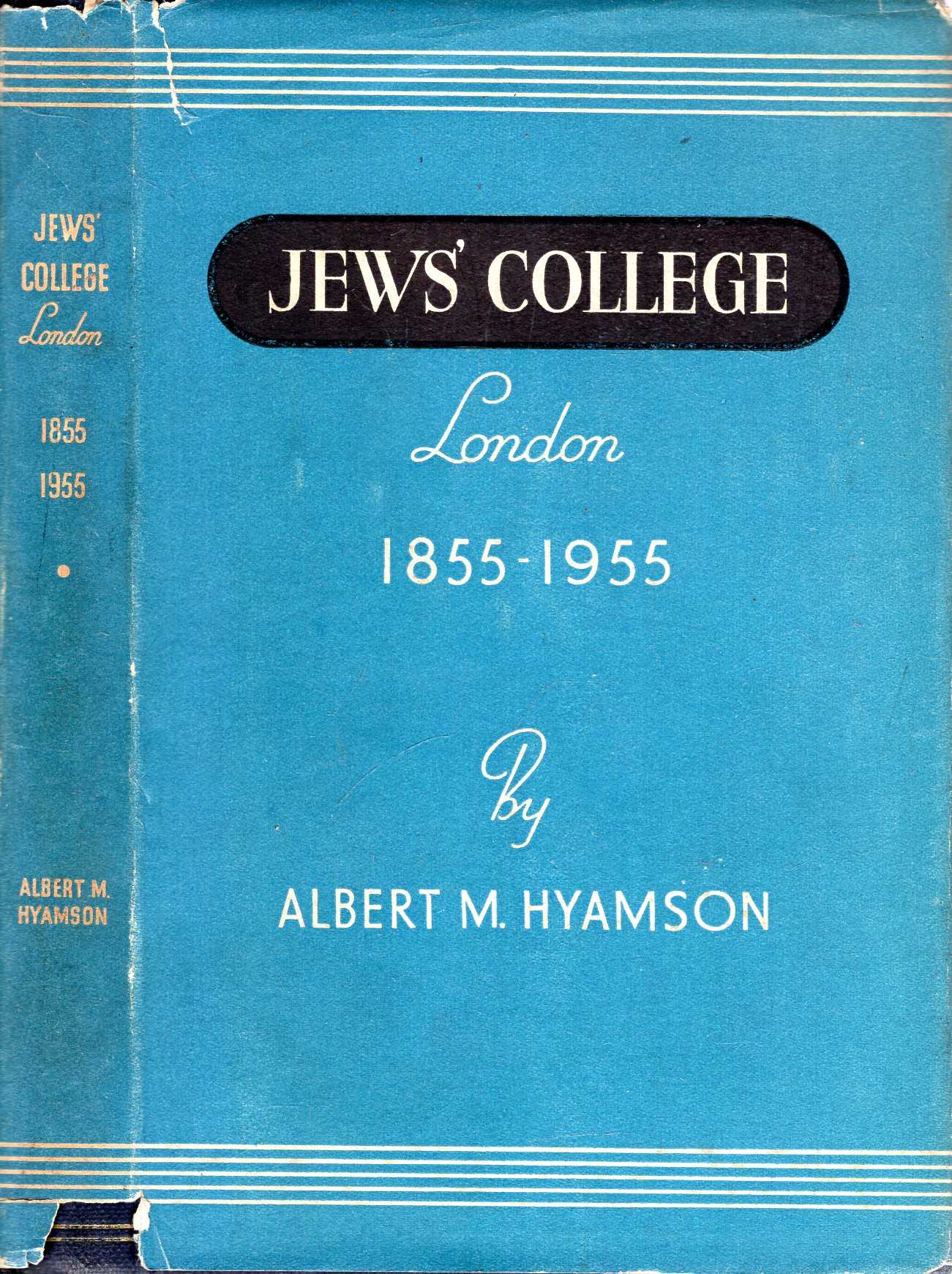 Image for Jews' College, London 1855-1955