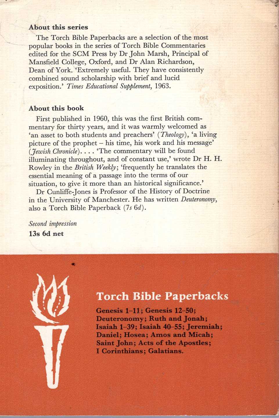 Jeremiah God in History (Torch Bible Commentaries)
